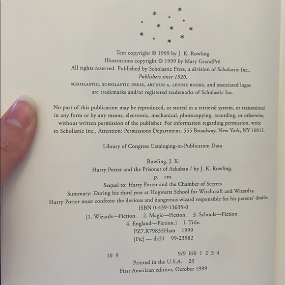 Harry Potter 1st edition book - Picture 2 of 4